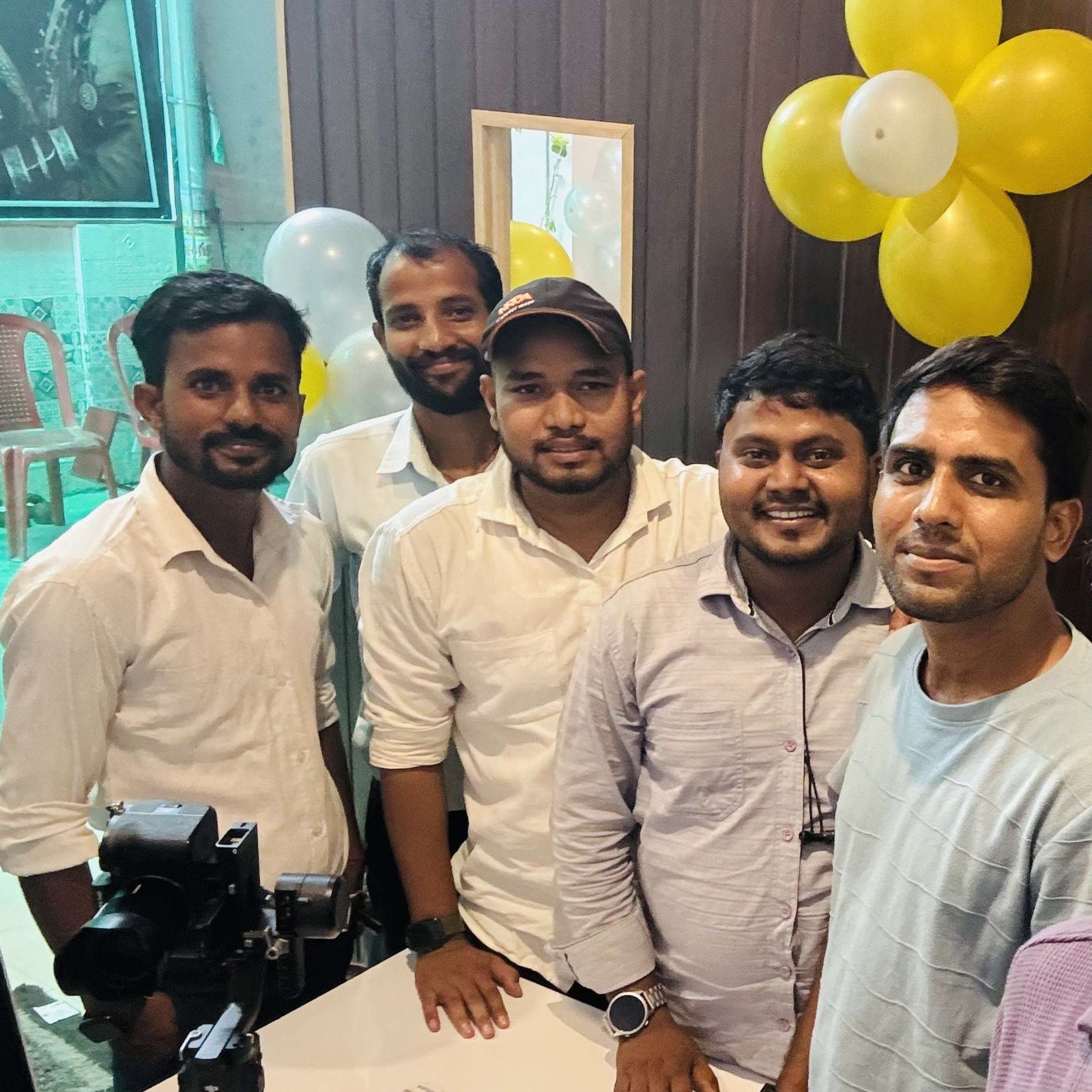 The Click Photography team together in their Maharajganj office